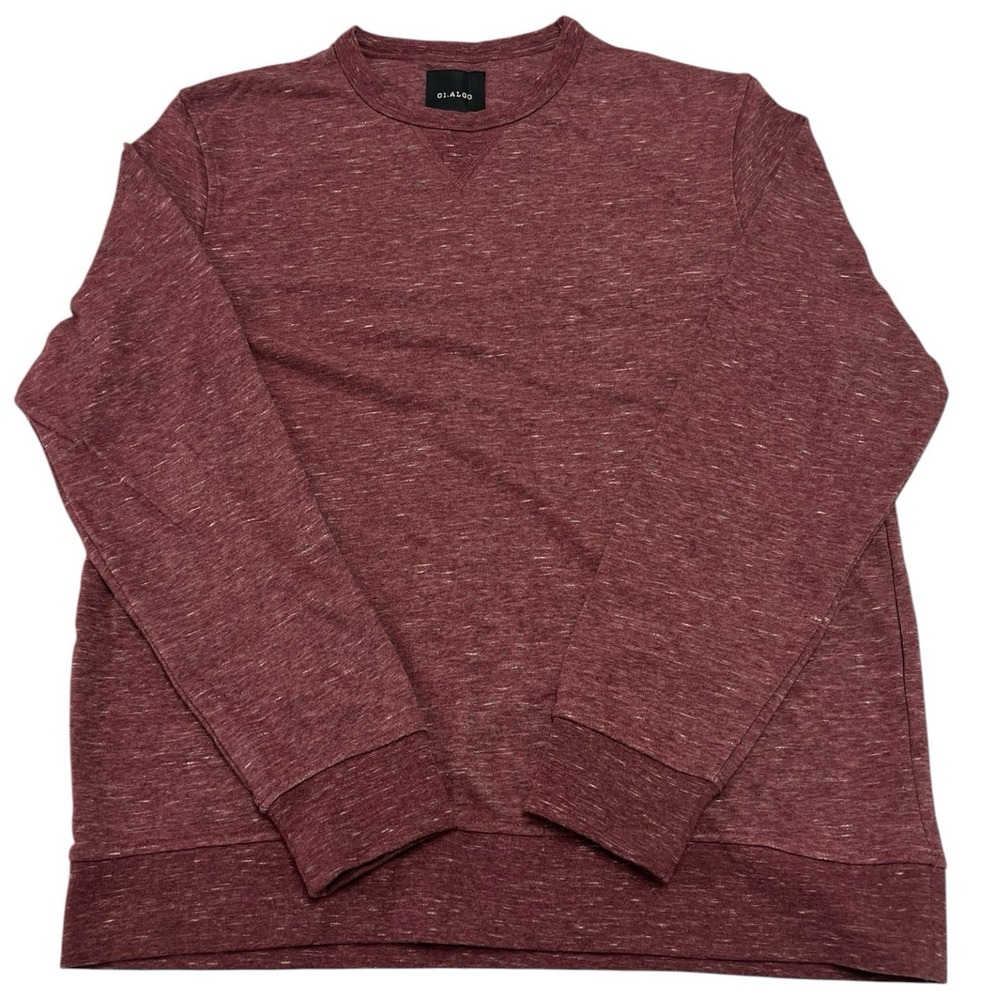 01.ALGO Shirt Men Size Large Long Sleeve Lightweight Sweater‎